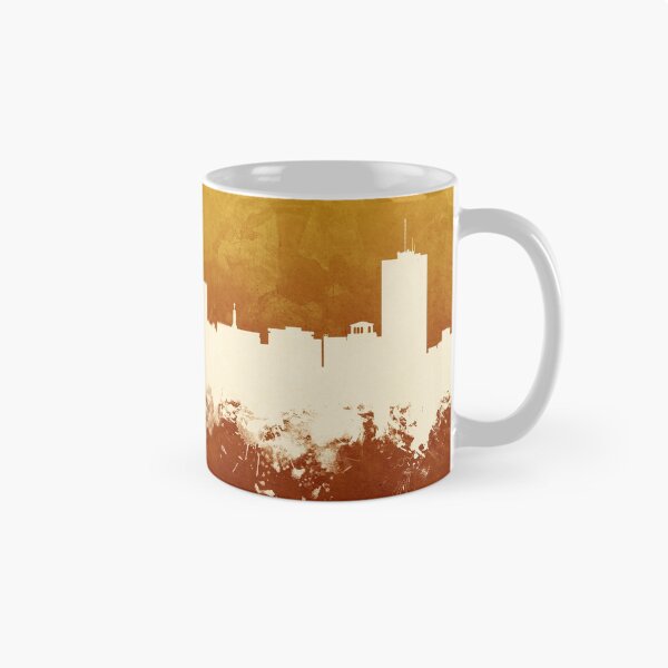 Artikelvorschau, Fresno California Skyline entworfen und verkauft von ArtPrints.