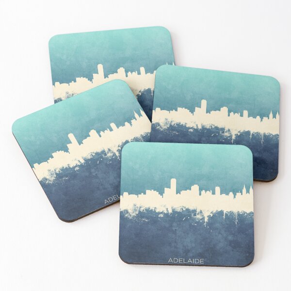 Item preview, Adelaide Australia Skyline designed and sold by ArtPrints.