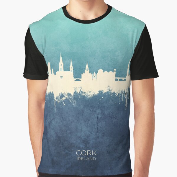 Artikel-Vorschau von Cork Irland Skyline, designt und verkauft von ArtPrints.