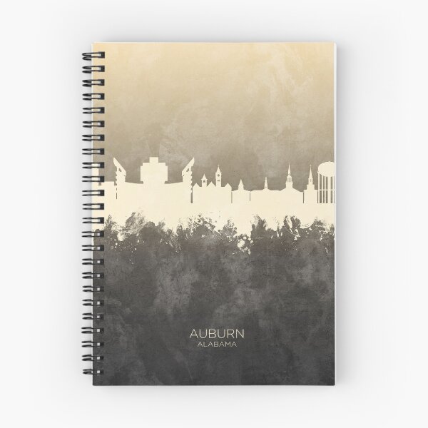 Aperçu de l'œuvre Auburn Alabama Skyline créée et vendue par ArtPrints.