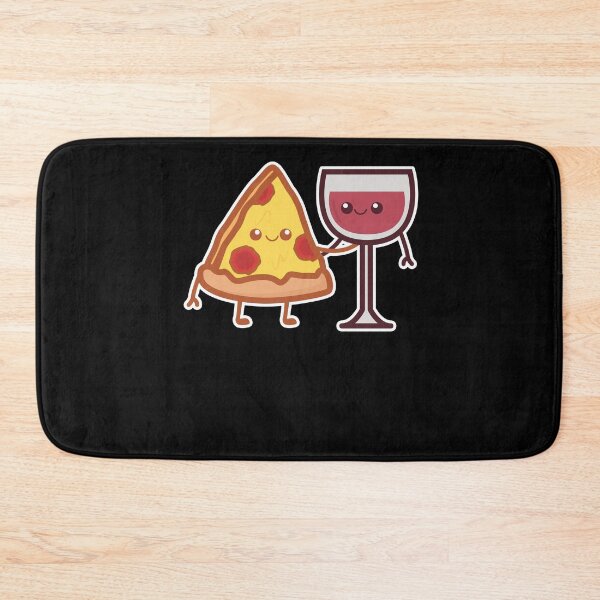 Artikelvorschau, Kawaii Pizza und Weinfreunde entworfen und verkauft von Whynot123.