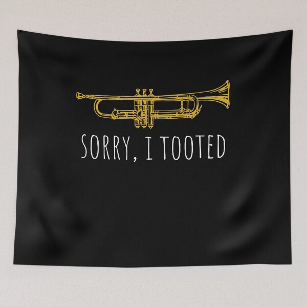 Item preview, Sorry I Tooted Funny Jazz Trumpet Player designed and sold by BlueBerry-P.