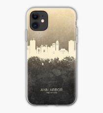 Ann Arbor Michigan Skyline iPhone Case