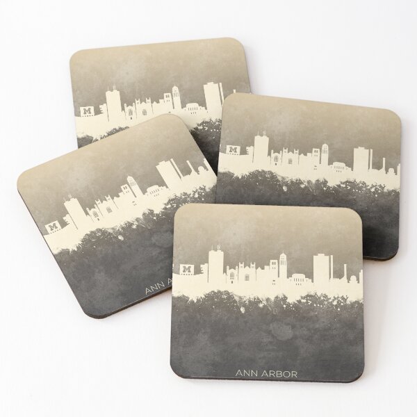 Item preview, Ann Arbor Michigan Skyline designed and sold by ArtPrints.