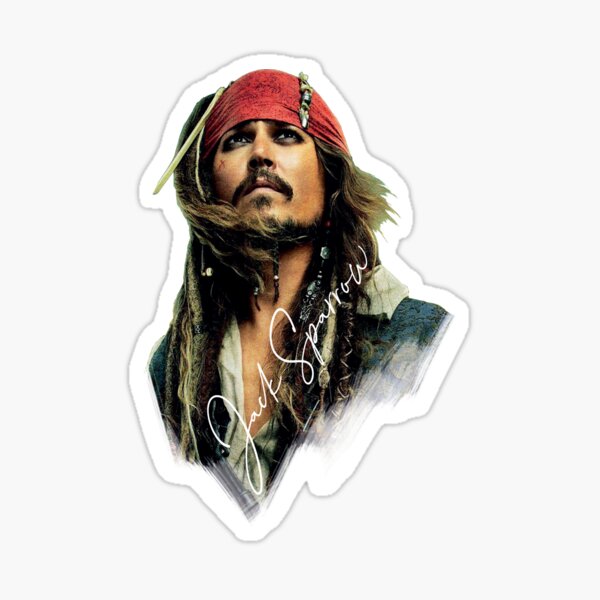 Awesome Merch of Jack Sparrow Sticker