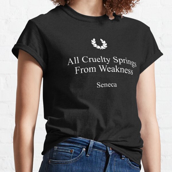 Item preview, Stoicism Quote All Cruelty Springs from Weakness by Seneca designed and sold by jutulen.