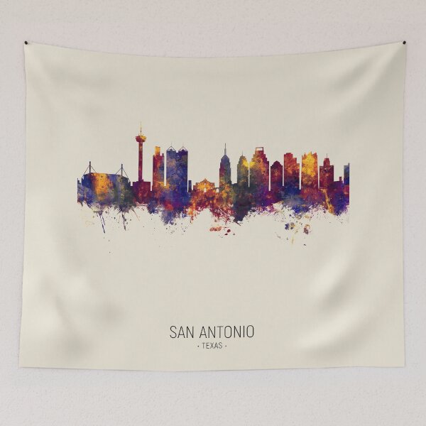 Item preview, San Antonio Texas Skyline designed and sold by ArtPrints.