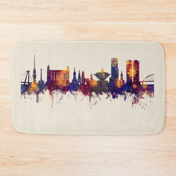Item preview, Bratislava Slovakia Skyline designed and sold by ArtPrints.