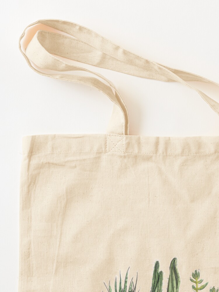 Alternate view of Watercolour cacti & succulents Tote Bag