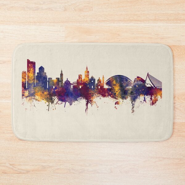 Item preview, Valencia Spain Skyline designed and sold by ArtPrints.