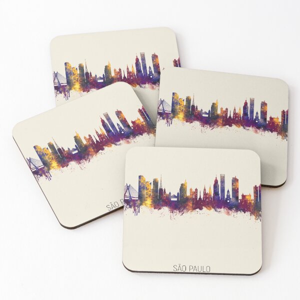 Item preview, São Paulo Skyline Brazil designed and sold by ArtPrints.