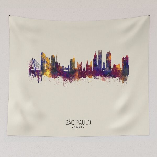 Item preview, São Paulo Skyline Brazil designed and sold by ArtPrints.