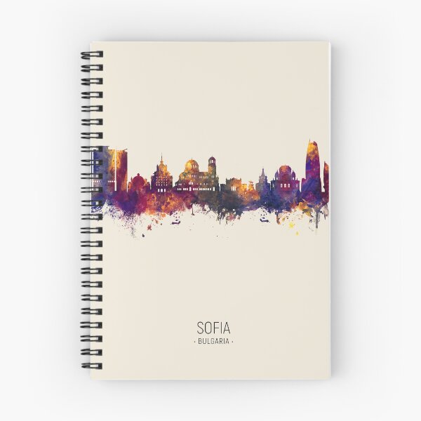 Item preview, Sofia Bulgaria Skyline designed and sold by ArtPrints.