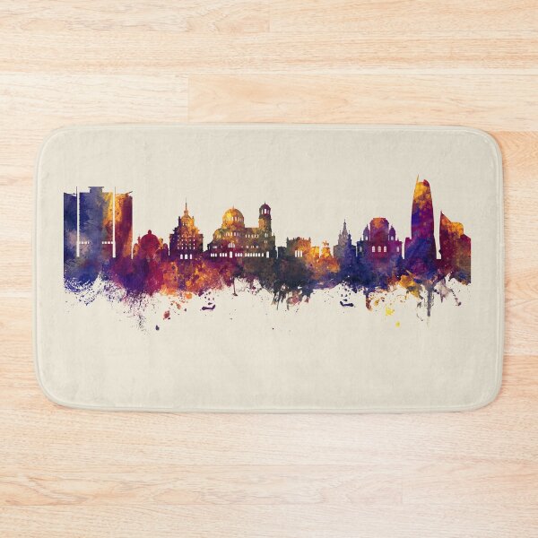 Item preview, Sofia Bulgaria Skyline designed and sold by ArtPrints.