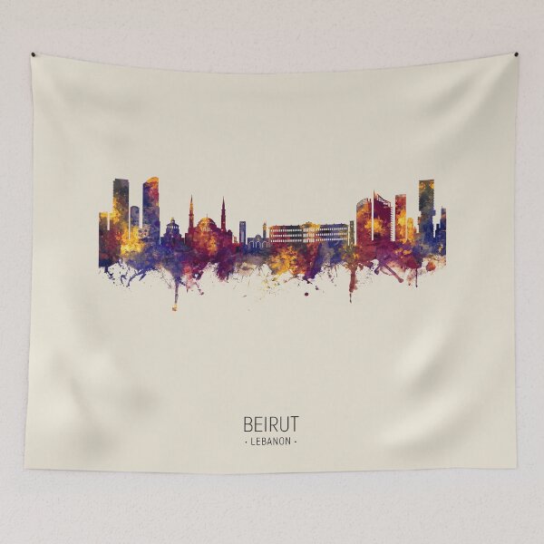 Item preview, Beirut Lebanon Skyline designed and sold by ArtPrints.