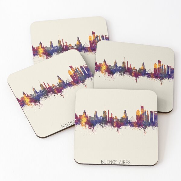 Item preview, Buenos Aires Argentina Skyline designed and sold by ArtPrints.