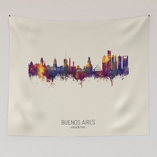 Item preview, Buenos Aires Argentina Skyline designed and sold by ArtPrints.