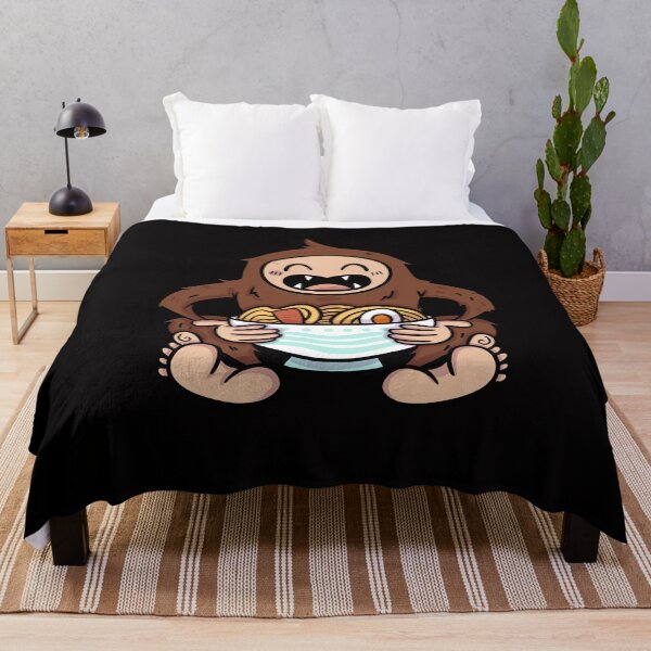 Item preview, Kawaii Baby Monkey Eating Ramen Noodles designed and sold by Whynot123.