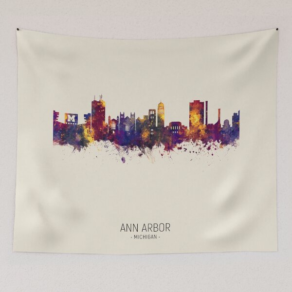 Item preview, Ann Arbor Michigan Skyline designed and sold by ArtPrints.