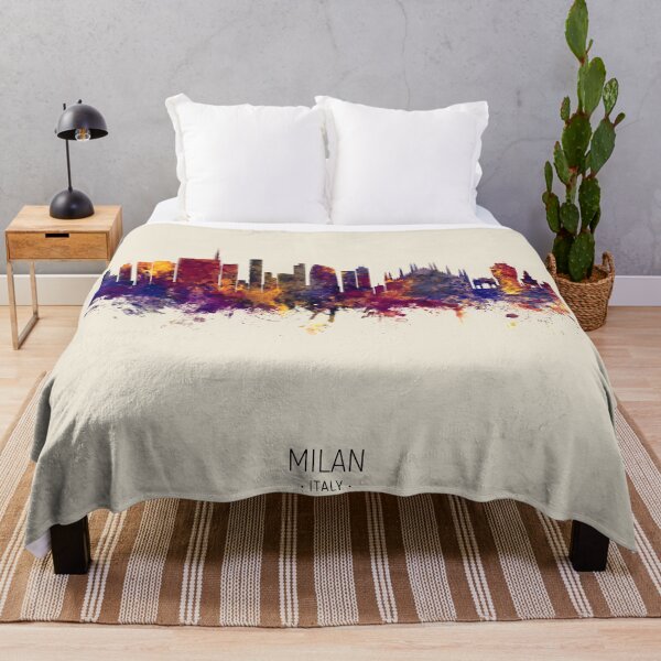Aperçu de l'œuvre Milan Italy Skyline créée et vendue par ArtPrints.