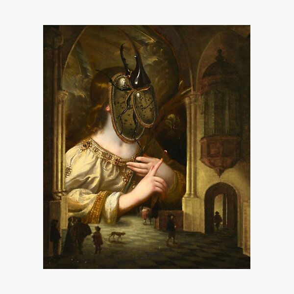 THE GOD BEHIND THE WINDOW Photographic Print