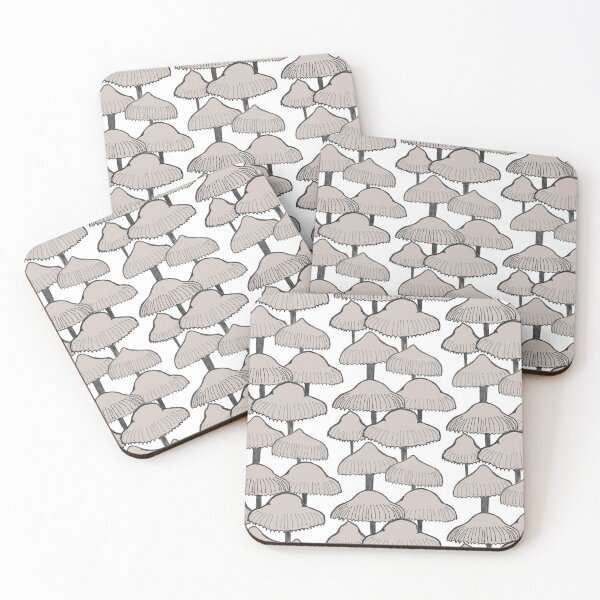Item preview, Beige mushrooms designed and sold by crumpsticks.