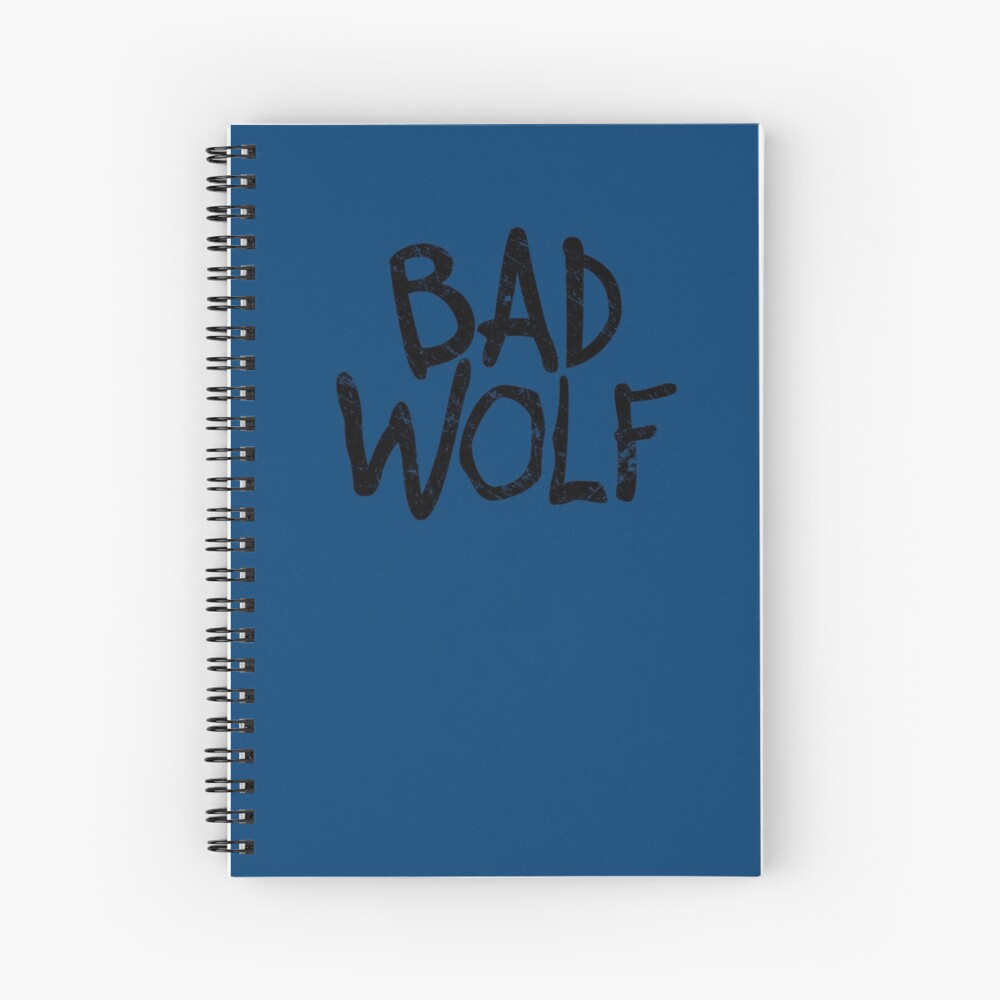 Bad Wolf Spiral Notebook