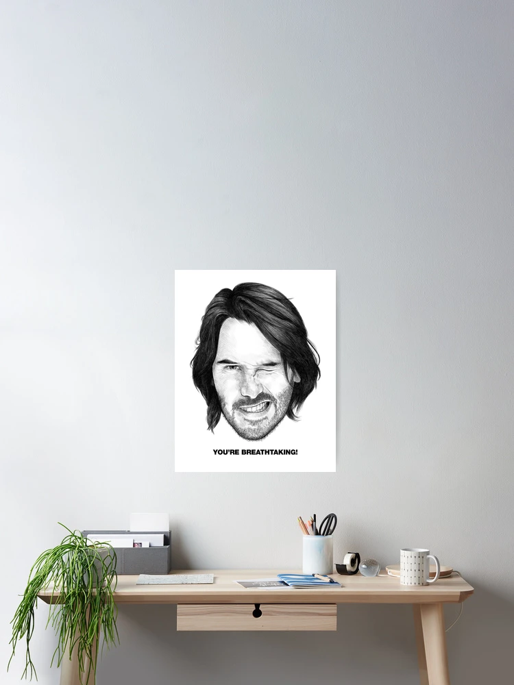 Thumbnail 2 of 3, Poster, Keanu Reeves designed and sold by dixie-dynamite.