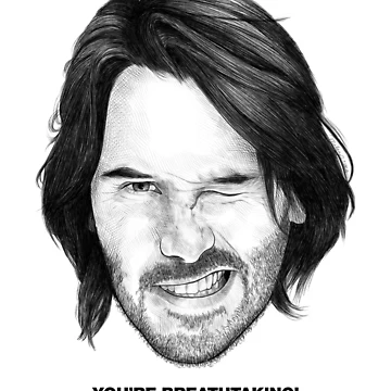 Artwork thumbnail, Keanu Reeves by dixie-dynamite