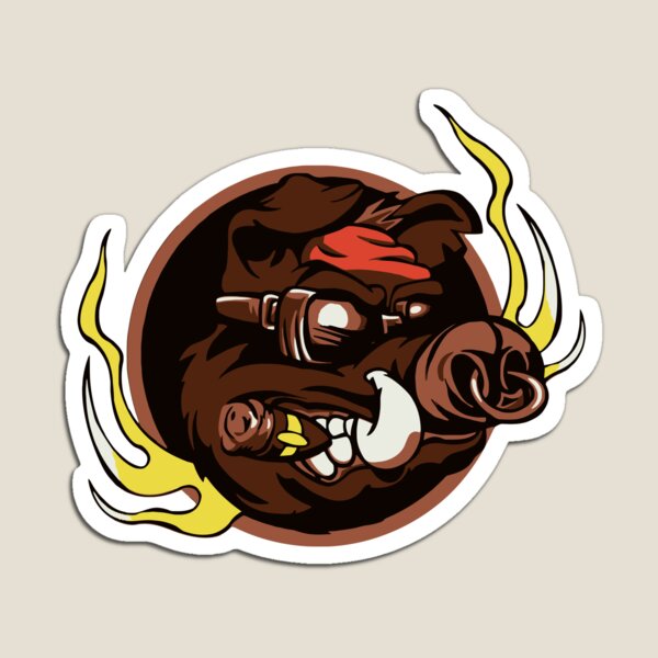 Hardcore Boar Magnet