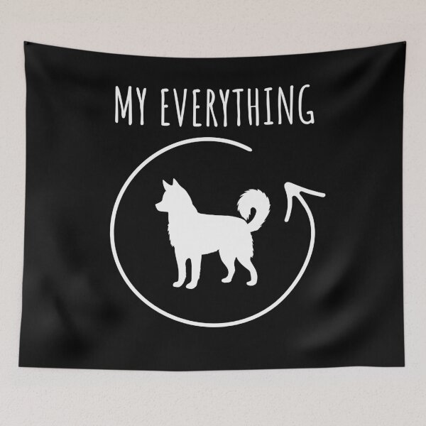Item preview, Alaskan clover kai dog silhouette designed and sold by 1681830934131.