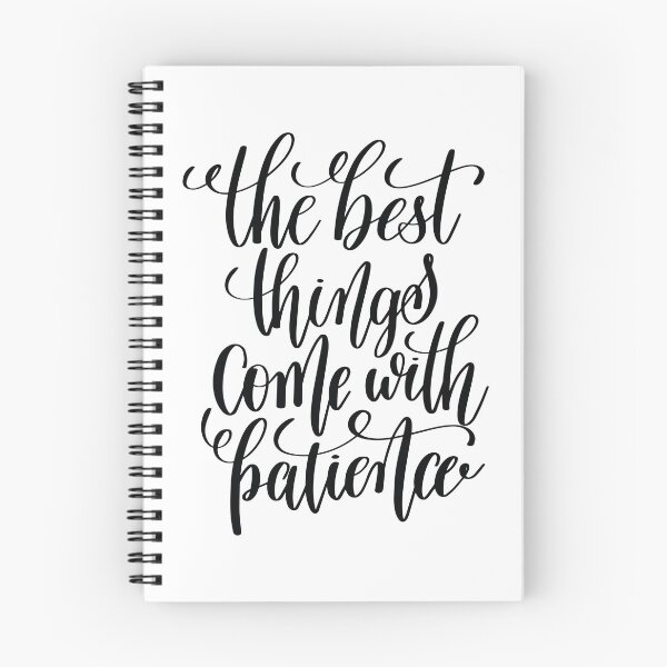 Item preview, The Best Things Come With Patience Inspirational Quotes designed and sold by ProjectX23.