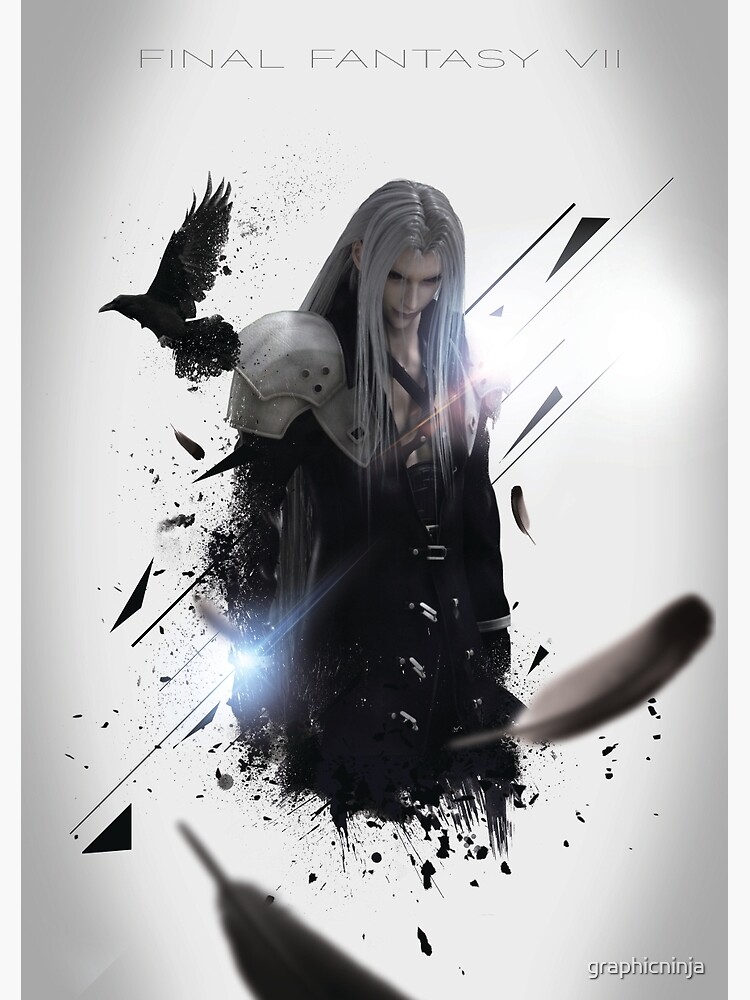 Discover Final Fantasy VII - Sephiroth Premium Matte Vertical Poster