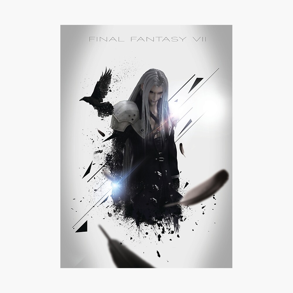 FINAL FANTASY ポスター 1997 Final Fantasy VII 7 PS1 Vintage Print Ad/Poster