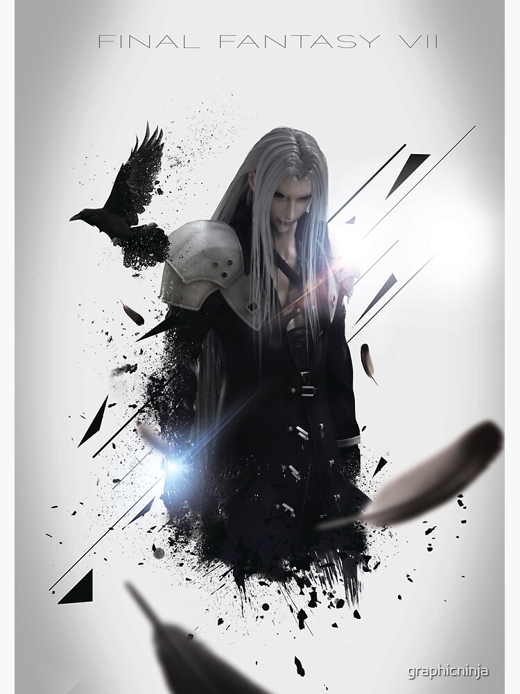 Final fantasy vii remake sephiroth store wall scroll