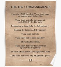 The Ten Commandments Poster