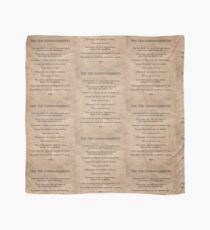The Ten Commandments Scarf