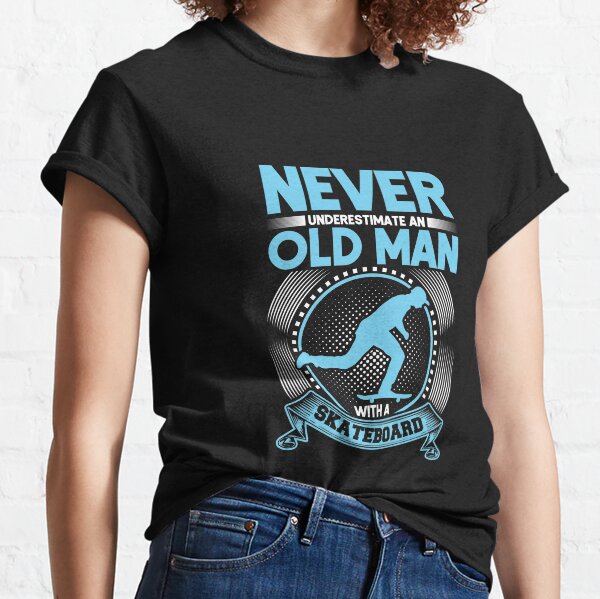 Old man skateboard Classic T-Shirt