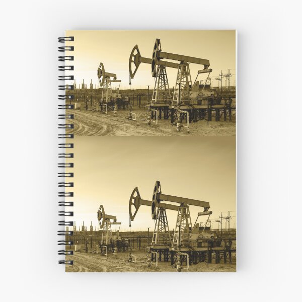 Item preview, Panoramic oil pumpjack. designed and sold by bashta.