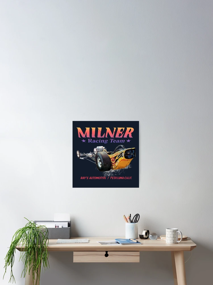 Thumbnail 2 of 3, Poster, Milner Racing designed and sold by Retrorockit.