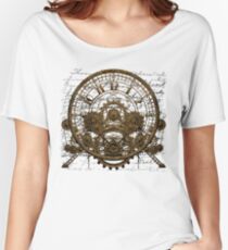 Vintage Steampunk Time Machine #1A Women's Relaxed Fit T-Shirt