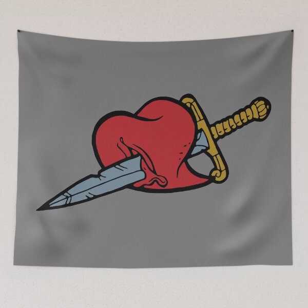 Item preview, Heart And Dagger designed and sold by MonkeyBusinessC.