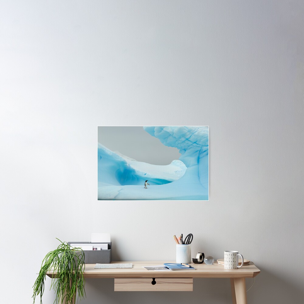 All alone in the ice Poster
