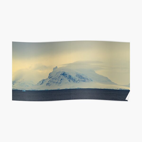 Windswept mountain Poster