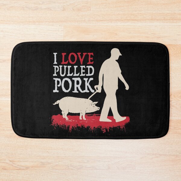 Item preview, I love pork, I love pulled pork designed and sold by tarek25.
