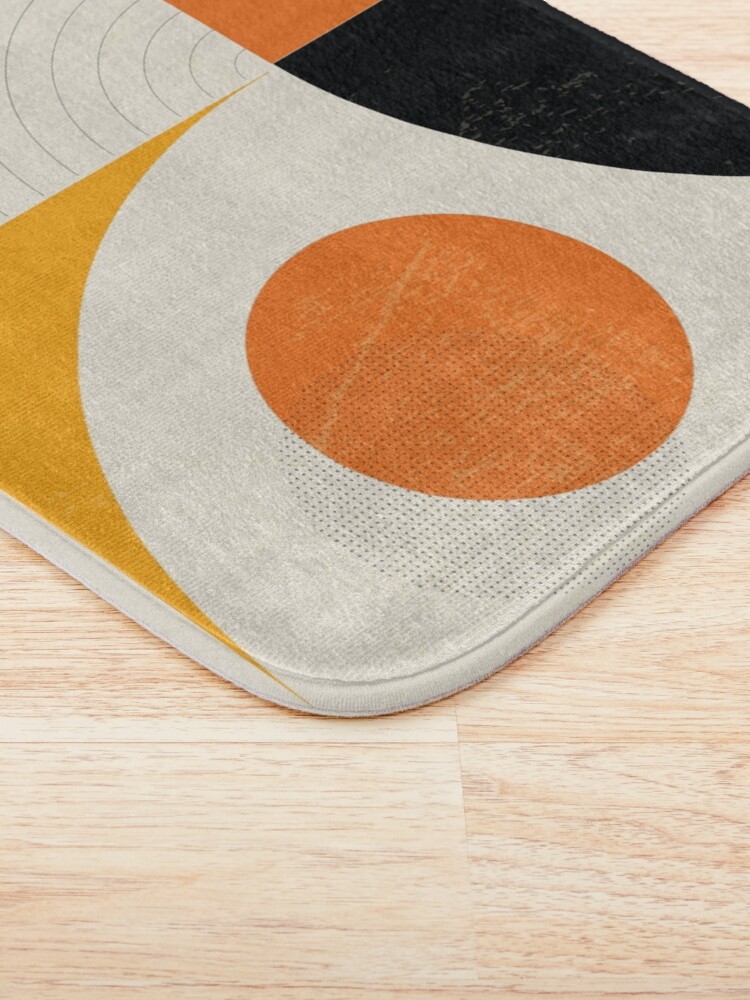 Alternate view of Mid Century Modern Retro Bath Mat