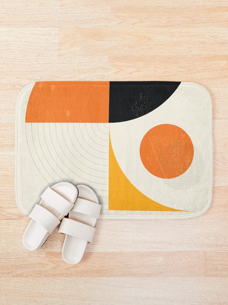 Alternate view of Mid Century Modern Retro Bath Mat