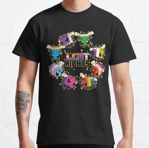 LGBT Minecraft Bees Classic T-Shirt