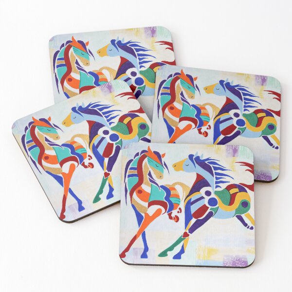 Item preview, Playful ponies designed and sold by Linda Finstad.