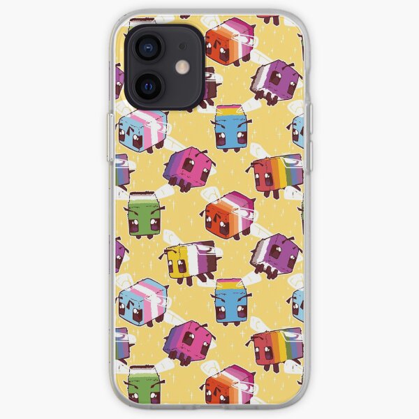 Abejas Minecraft LGBT Funda blanda para iPhone